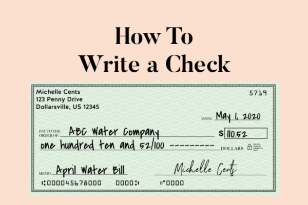 How to Write a Check